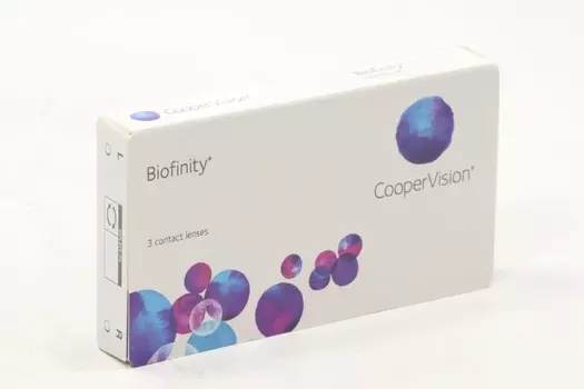 Контактные линзы Cooper Vision Biofinity (диоптрия -1,50), 3 шт