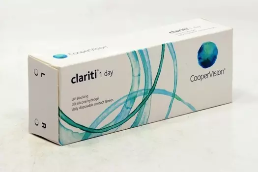 Контактные линзы Cooper Vision Clariti 1-day (диоптрия -1,0), 30 шт