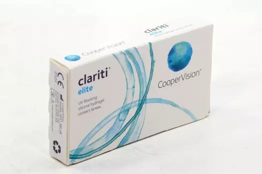 Контактные линзы Cooper Vision Clariti Elite (диоптрия -7,5), 6 шт