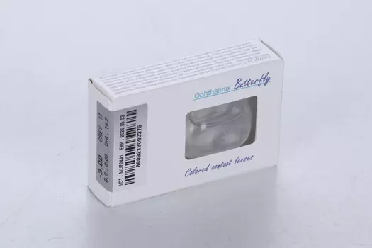 Контактные линзы цветные Офтальмикс Butterfly 1Т серый -3,00, 8,60, пара