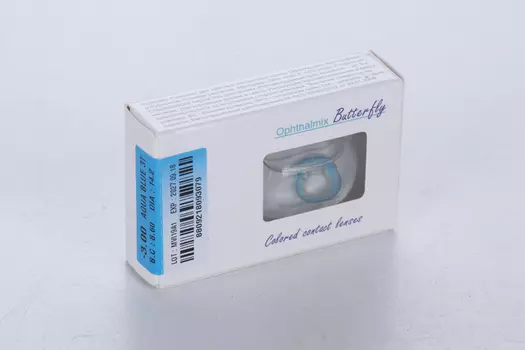 Контактные линзы цветные Офтальмикс Butterfly 3Т васильковый -3,00, 8,60, пара