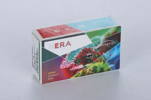 Контактные линзы HERA Dreamcon Elegance D -1.00 зеленые