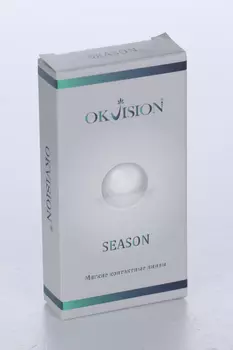Контактные линзы Okvision Season на 3 месяца D -6.00 R 8.6, 2 шт