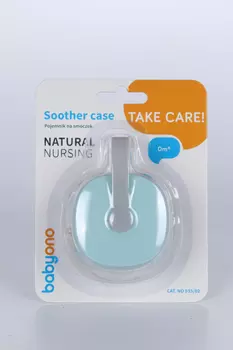 Контейнер Бебионо д/соски-пустышки начурал несинг мятный