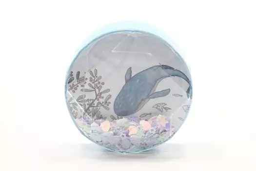 Контейнер Podarkovich Whale Blue Berries д/линз кит ягоды круглый с ракушками