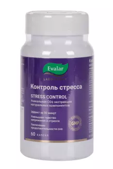 Контроль стресса Эвалар, 0,3 г, 60 шт, капсулы
