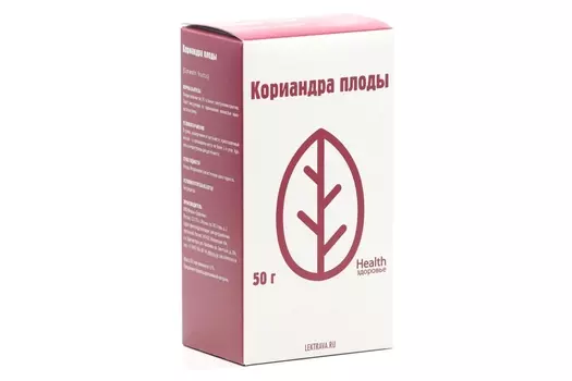 Кориандра плод, 50 г, сырье измельченное
