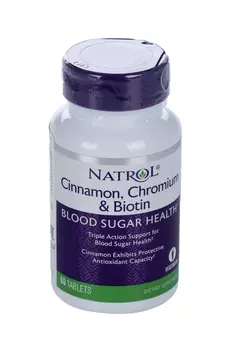 Корица-биотин-хром, 60 шт, таблетки