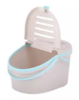 Корзина Чистый котик д/переноски животных мур-мяу 435х370х265 см светло-бежевый