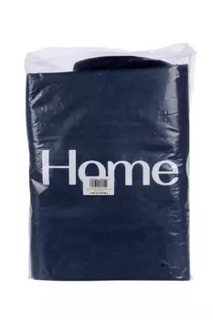 Корзина д/белья Home One полиэстер темно-синяя