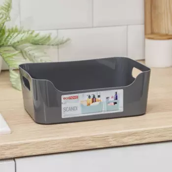 Корзина д/хранения econova Scandi 24х17х9 см цвет МИКС 3,1 л