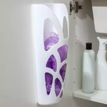 Корзина д/пакетов IDEA 18х9х35 см цвет белый