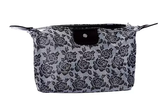 Косметичка на молнии цвет темно-серый