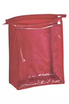 Косметичка ПВХ, отдел на молнии, цвет красный