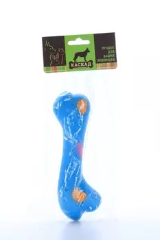 Кость цельнолитая из резины 17 см