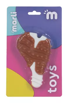 Кость Marli с ароматом говядины 13х8,5см из термопластичной резины