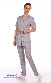 Костюм Альба-С медицинский женский серый р 44
