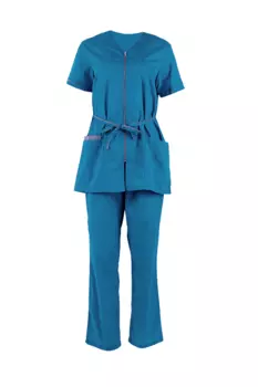 Костюм AVA Ксения медицинский 88-92/158-164, бирюзовый/серый кант
