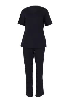 Костюм Doctor Big женский медицинский кор/рук черный р 48 (170-176)