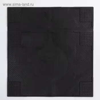 Коврик антивибрационный 65620,7 см, цвет черный