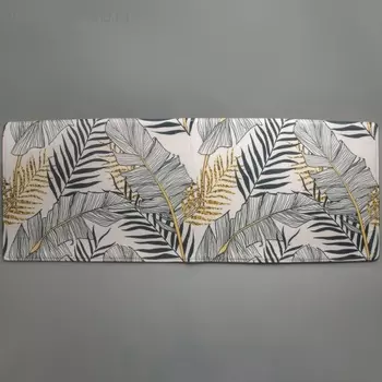 Коврик д/дома Доляна Листья 45х120 см