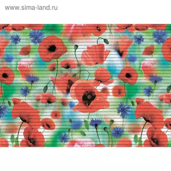 Коврик д/ванной комнаты Вилина Ассорти 50х80 см ПВХ цвет МИКС