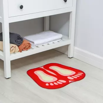 Коврик Доляна Следы 4449 см, цвет микс