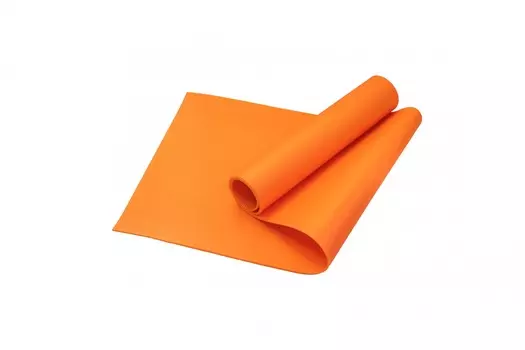 Коврик Isolon Fitness д/йоги/фитнеса спортивный 1400х500х5 мм оранжевый