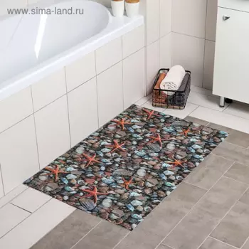 Коврик Вилина д/ванной комнаты Ассорти 65100 см, цвет микс