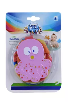 Коврики Мини Canpol Цветной океан в ванну, 5 шт