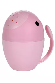 Ковш д/купания Кит 400 мл цвет розовый