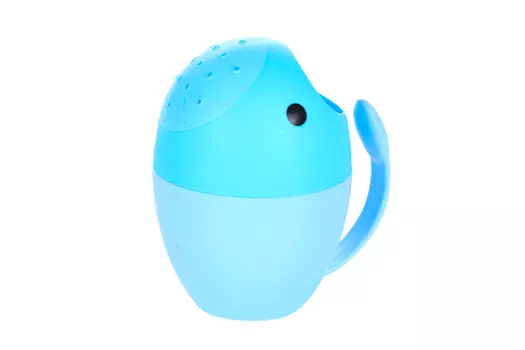 Ковш д/купания Кит 400 мл цвет голубой