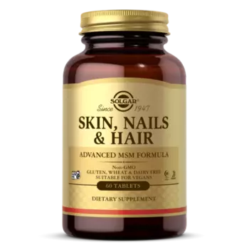 Кожа ногти волосы Солгар, 60 шт, таблетки