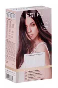 Краска д/волос Estel UNIQ SENSE ухаживающая без аммиака Светлый шатен коричнево-фиолетовый 5/76