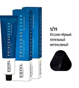 Краска для волос Estel Princess Essex 1/11 Сине-чёрный 60мл.