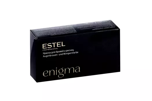 Краска ESTEL PROFESSIONAL д/бровей и ресниц professional enigma черный 2 шт 20 мл