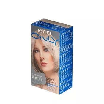 Краска-гель Estel ONLY стойкая 9/17 Блондин пепельно-коричневый д/волос