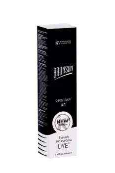 Краска INNOVATOR COSMETICS Bronsun д/ресниц и бровей цвет черный 15 мл