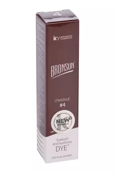 Краска INNOVATOR COSMETICS Bronsun д/ресниц и бровей каштан 15 мл