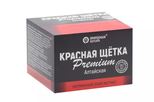 Красная щётка Премиум Алтайская Природный лекарь напиток быстрораств, 30 г