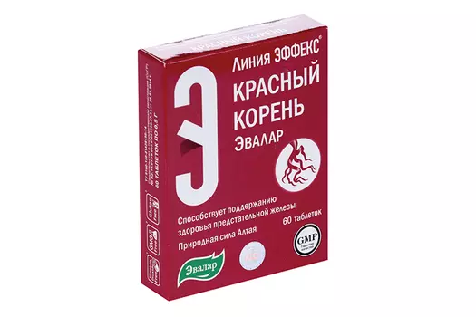Красный корень 0.5 г, 60 шт, таблетки