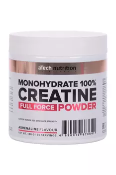Креатин моногидрат aTech nutrition 100% адреналин, 180 г