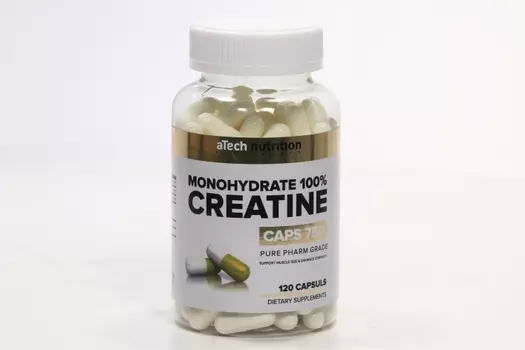 Креатин Моногидрат aTech nutrition 100% капс, 120 шт
