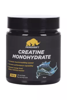 Креатин Prime Kraft Monohydrate без вкуса, 200 г, (4680613380421)