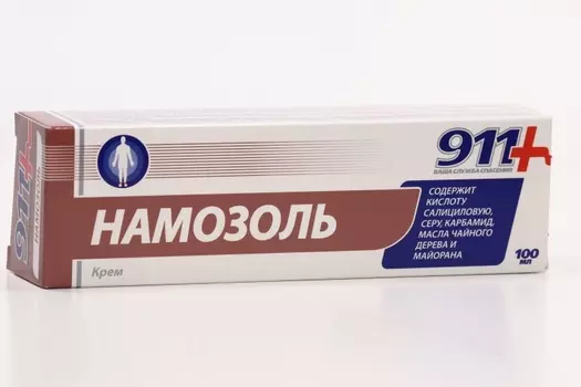 Крем 911 Намозоль д/удаления сухих мозолей/натоптышей, 100 мл