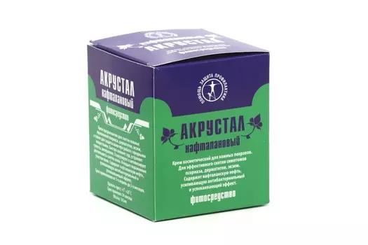 Крем Акрустал Нафталановый, 165 мл
