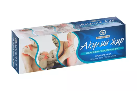 Крем Акулий жир д/тела бишофит/хондроитин, 75 мл