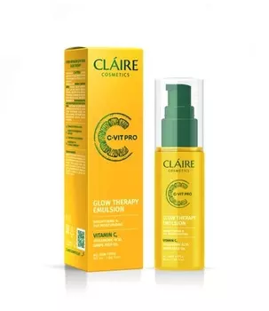 Крем-эмульсия CLAIRE Cosmetics Glow therapy c-vit pro д/лица, 50 мл