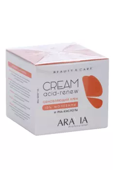 Крем ARAVIA Professional с PHA-кислотами и мочевиной 10% обновляющий, 550 мл