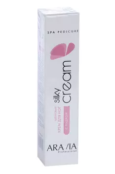 Крем ARAVIA Professional шелковый д/ног с пудрой антибактер дезодорир/отшелуш, 100 мл